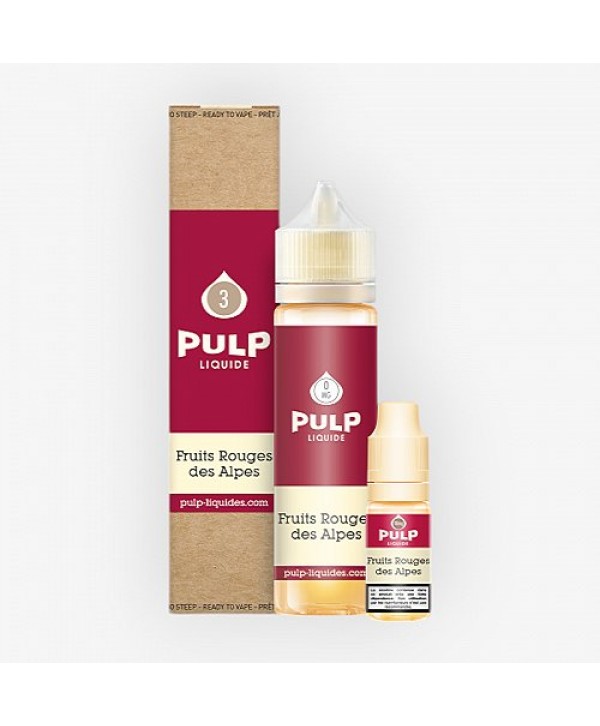 Pack 60ml Fruits Rouges Des Alpes Pulp - 03mg