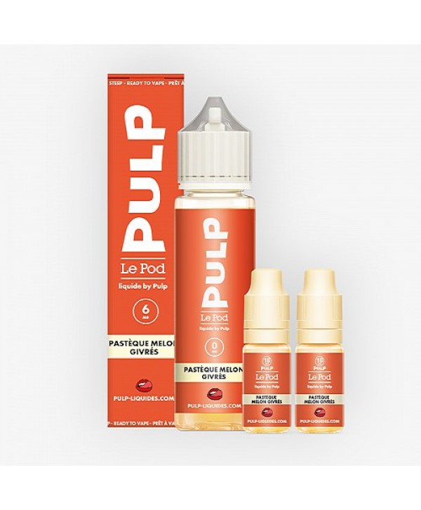 Pack 60ml Pastèque Melon Givrés Pod Liquide Pulp - 06mg
