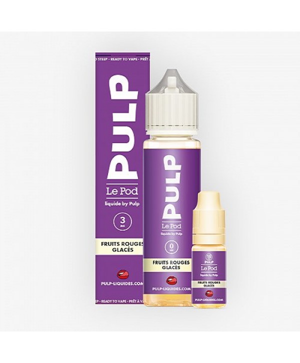 Pack 60ml Fruits Rouges Glacés Pod Liquide Pulp - 03mg
