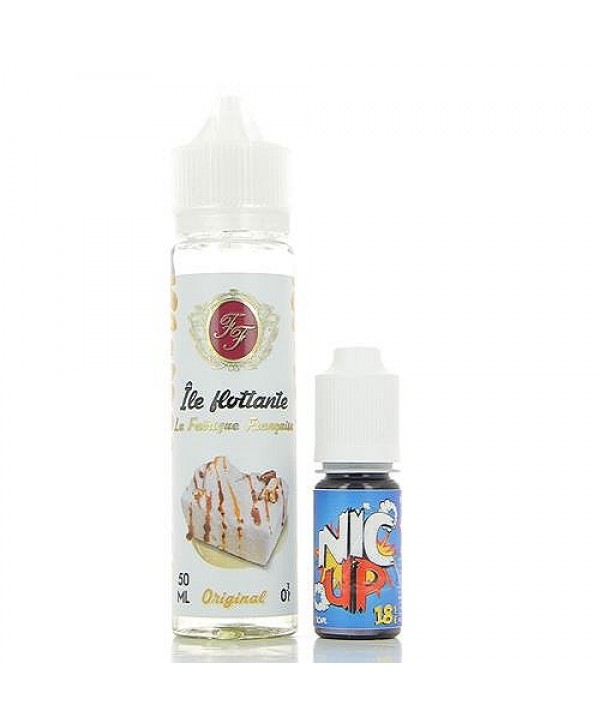 Île Flottante La Fabrique Française 50ml + Booster Nic Up 10ml 18mg