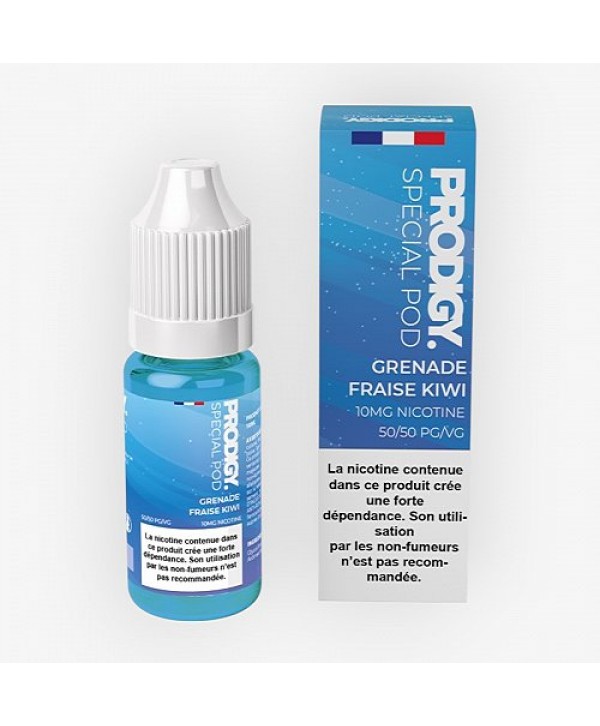 Grenade Fraise Kiwi Nic Salt Prodigy. 10ml