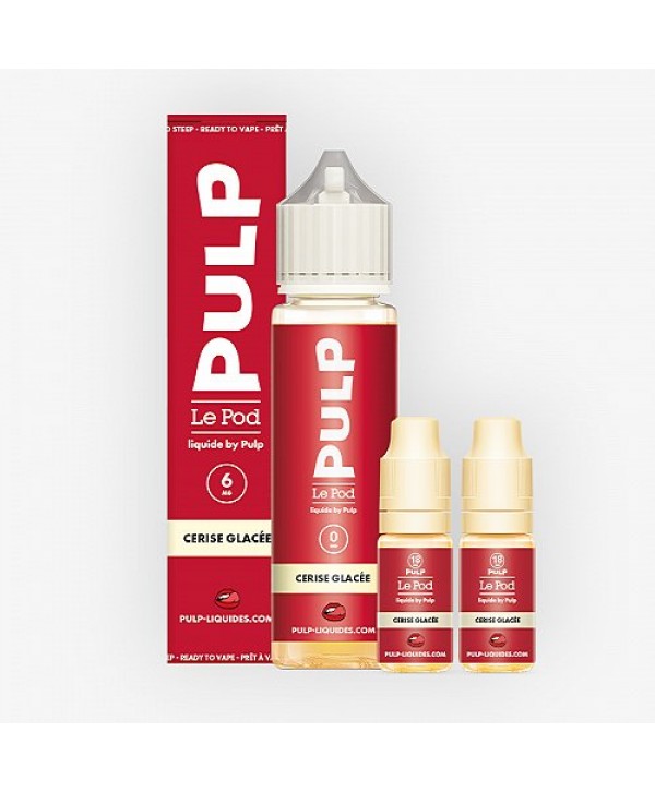 Pack 60ml Cerise Glacée Pod Liquide Pulp - 06mg