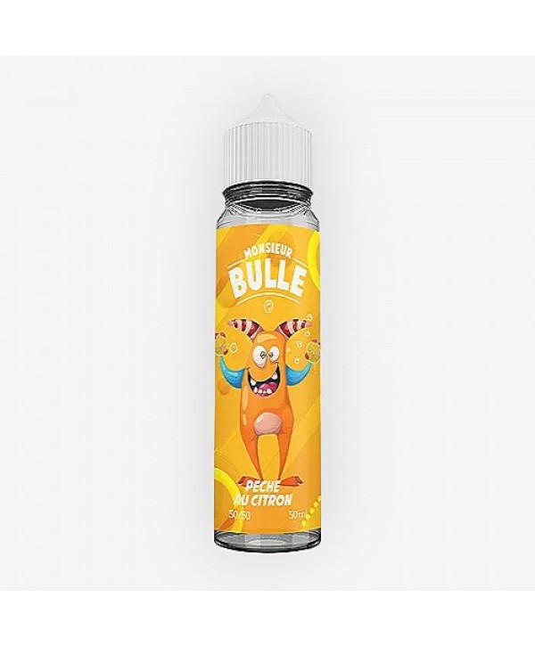 Pêche Au Citron Monsieur Bulle Liquideo 50ml