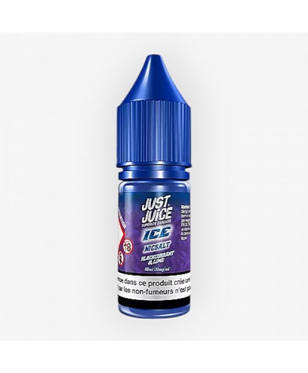 Blackcurrant & Lime Nic Salt Ice Just Juice 10ml