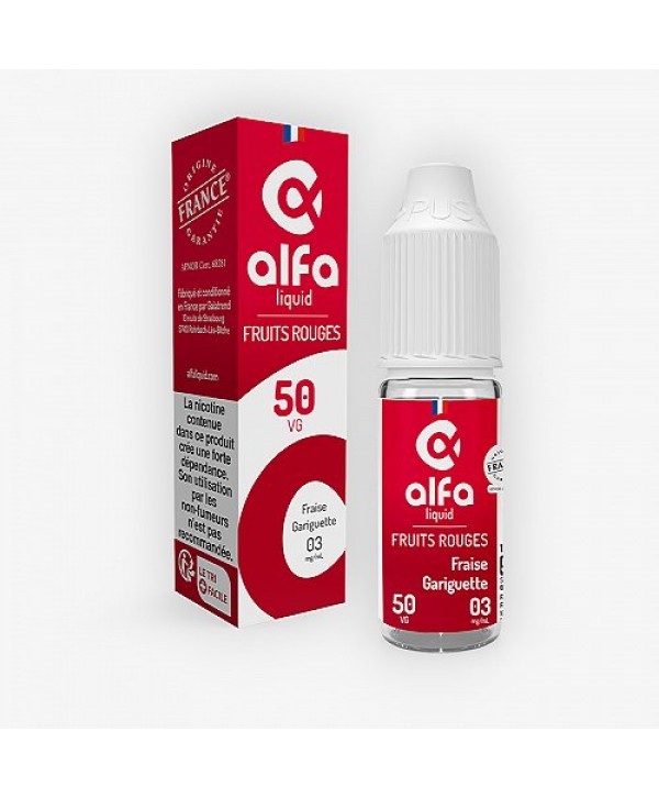 Fraise Gariguette Fruits Rouges Alfaliquid 10ml