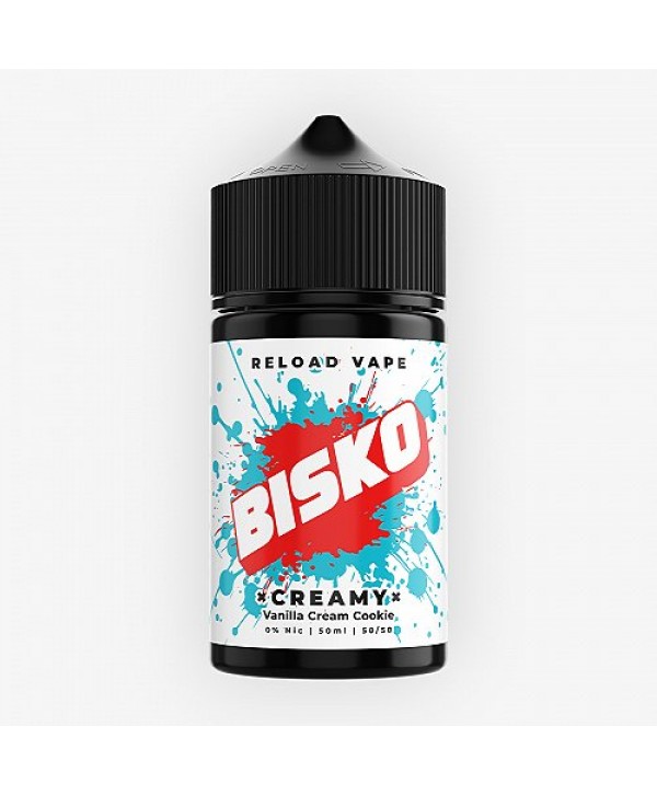 Vanilla Cream Cookie Bisko Reload Vape 50ml
