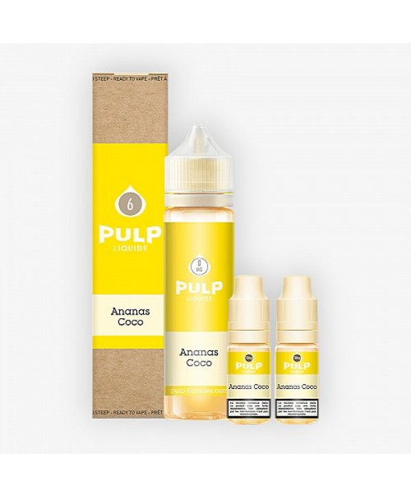 Pack 60ml Ananas Coco Pulp - 06mg