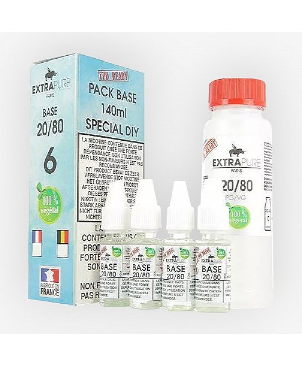Pack Base 140ml 20/80 06mg Extrapure
