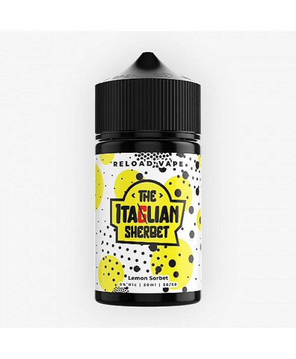 Lemon Sorbet The Itaglian Sherbet Reload Vape 50ml