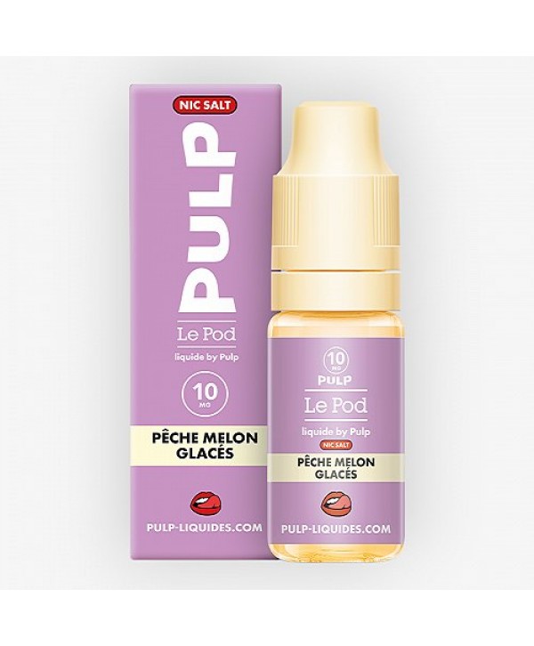 Pêche Melon Glacés Nic Salt Le Pod Liquide Pulp 10ml