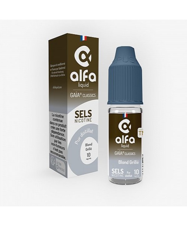 Blond Grillé Sels De Nicotine Gaïa Classics Alfaliquid 10ml