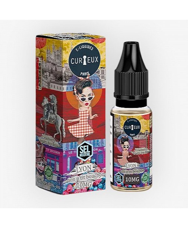 Lyon Mon P'tit Bouchon Nic Salt Edition Hexagone Curieux 10ml