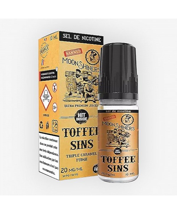 Toffee Sins Nic Salt Moonshiners 10ml