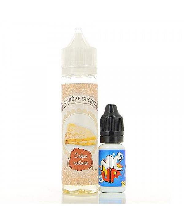 Crêpe Nature La Crêpe Sucrée 50ml + Booster Nic Up 10ml 18mg
