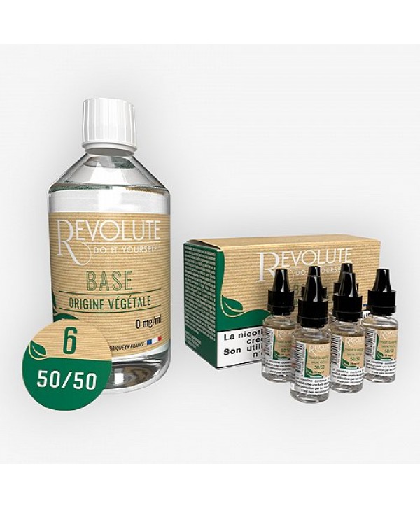 Base Végétale 50/50 6mg 200ml Revolute