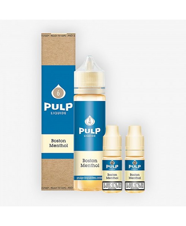 Pack 60ml Boston Menthol Pulp - 06mg
