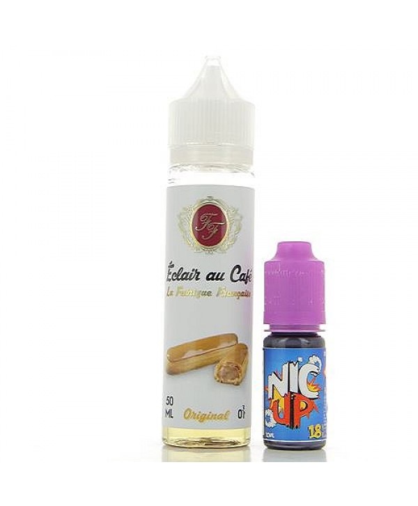 Éclair Au Café La Fabrique Française 50ml + Booster Nic Up 10ml 18mg