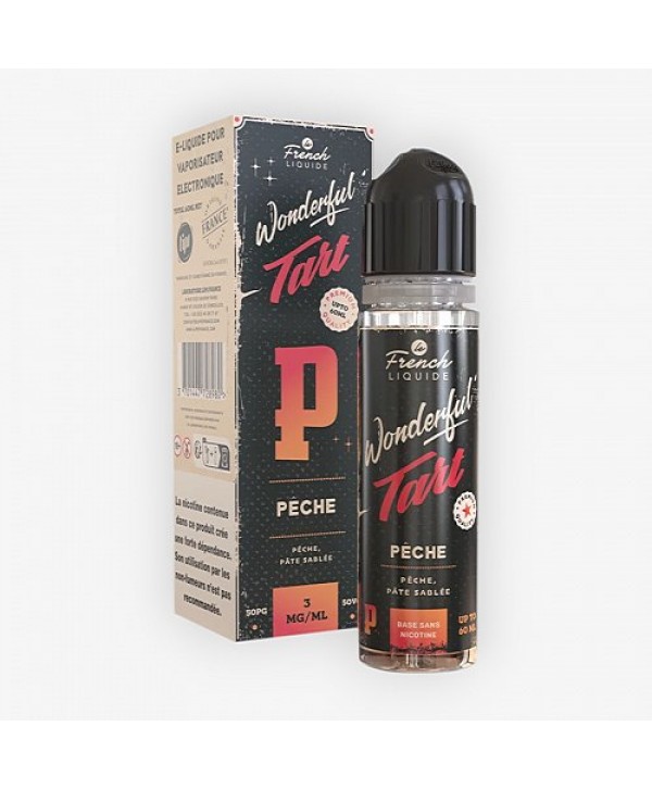 Pêche Easy2Shake 50/50 03mg 50ml Wonderful Tart Le French Liquide
