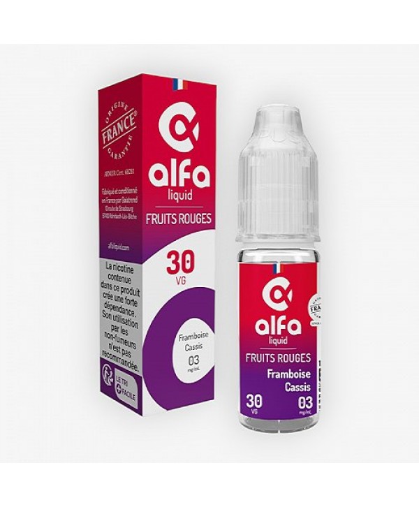 Framboise Cassis Alfaliquid 10ml