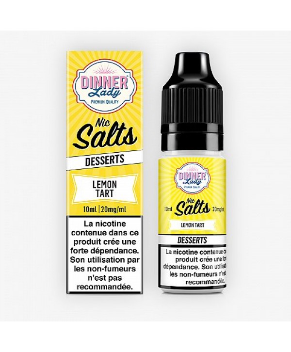 Lemon Tart Salt Nic Dinner Lady 10ml 20mg