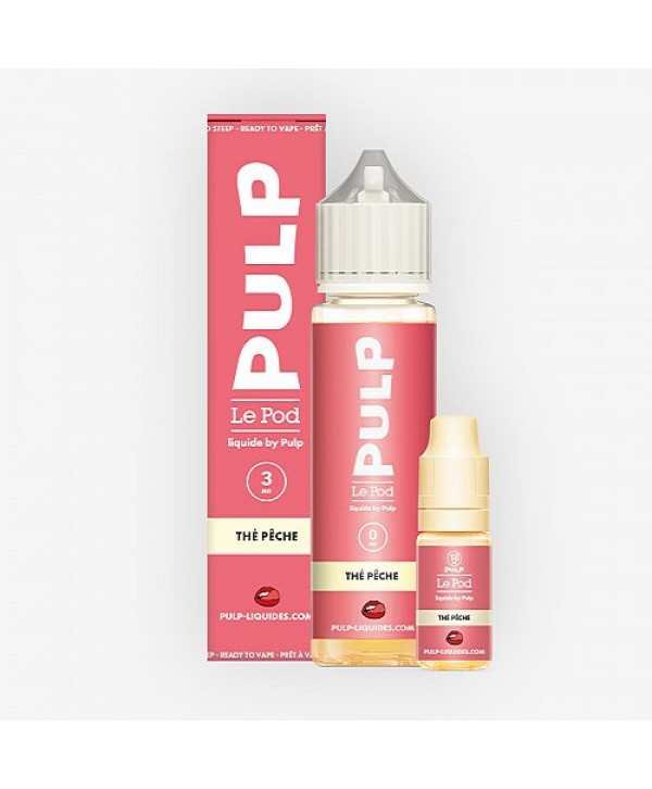 Pack 60ml Thé Pêche Pod Liquide Pulp - 03mg
