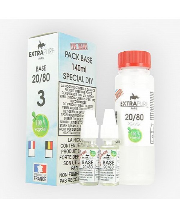 Pack Base 140ml 20/80 03mg Extrapure