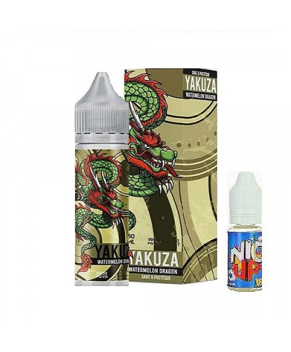 Watermelon Dragon Yakuza 50ml + Booster Nic Up 10ml 18mg