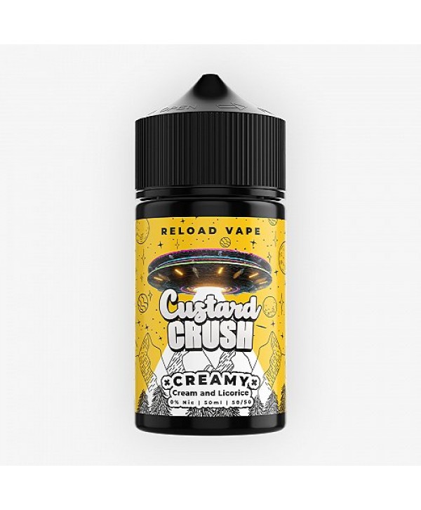 Cream and Licorice Custard Crush Reload Vape 50ml