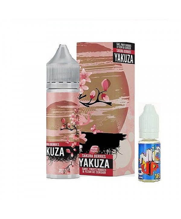 Sakura Berries Yakuza 50ml + Booster Nic Up 10ml 18mg
