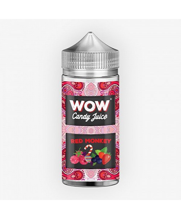 Red Monkey WOW Candy Juice Made In Vape 100ml