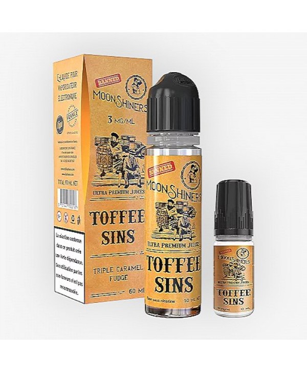 Pack 50ml + 10ml Toffee Sins Moonshiners - 03mg