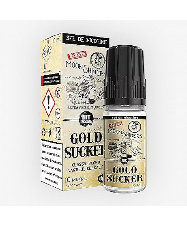 Gold Sucker Nic Salt Moonshiners 10ml