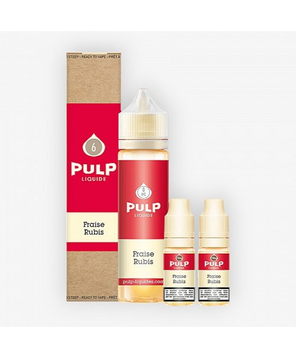 Pack 60ml Fraise Rubis Pulp - 06mg
