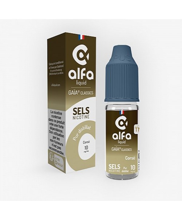 Corsé Sels De Nicotine Gaïa Classics Alfaliquid 10ml