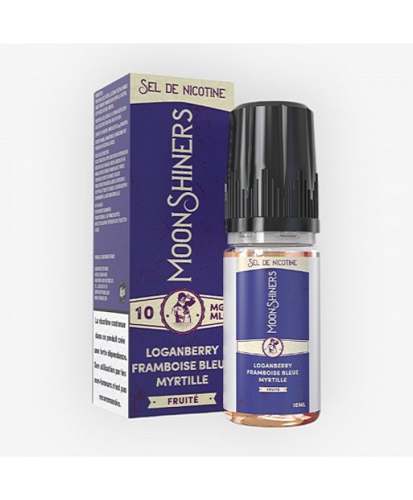 Loganberry Framboise Bleue Myrtille Nic Salt Basic Moonshiners 10ml