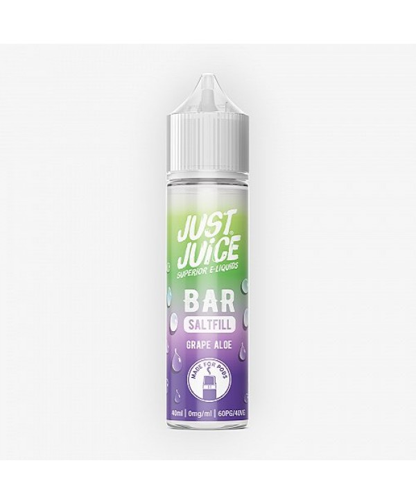 Grape Aloe Bar Saltfill Just Juice 40ml