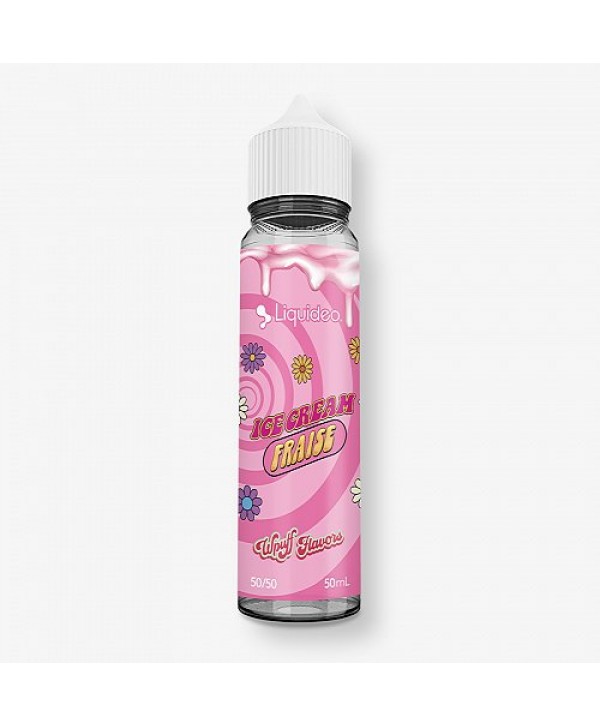 Ice Cream Fraise Wpuff Flavors Liquideo 50ml