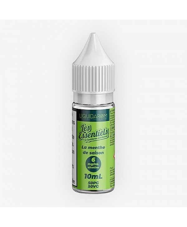 La Menthe De Saison Les Essentiels By Liquidarom 10ml