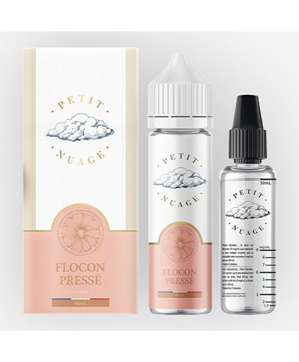 Flocon Pressé Petit Nuage 60ml + Fiole Vide 30ml Graduée