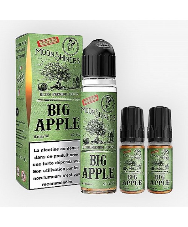 Pack 40ml + 2x10ml Big Apple Moonshiners - 06mg