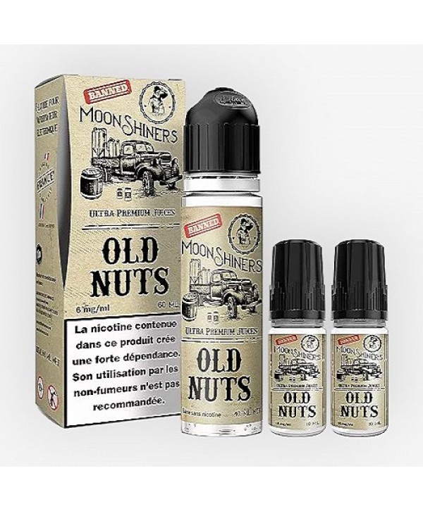 Pack 40ml + 2x10ml Old Nuts Moonshiners - 06mg