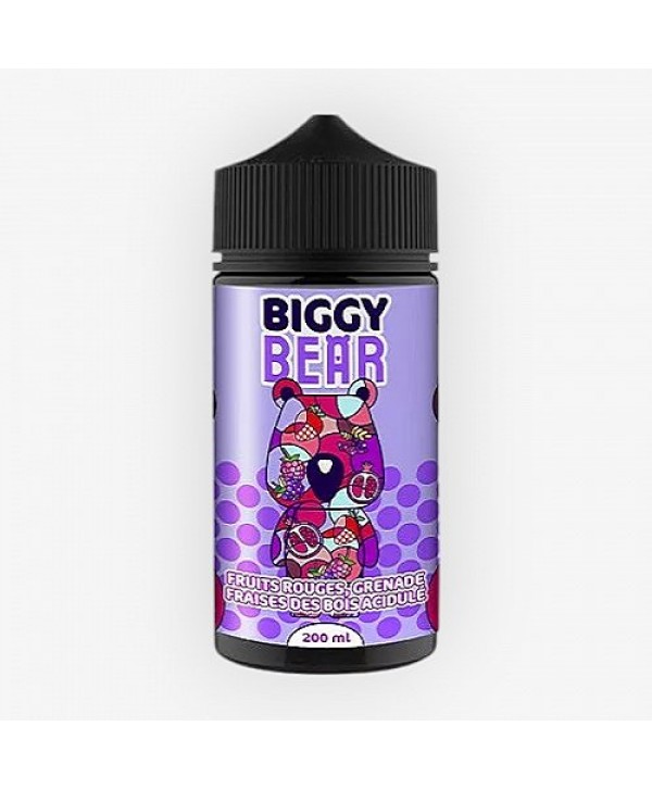 Fruits Rouges Grenade Fraise Des Bois Acidulée Biggy Bear 200ml