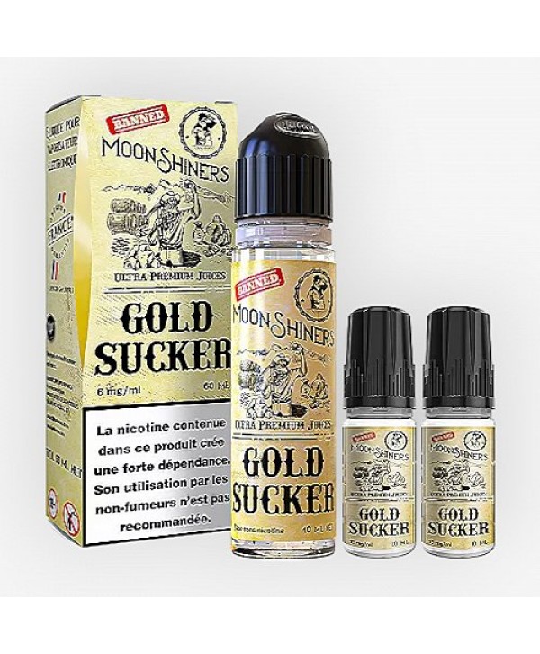 Pack 40ml + 2x10ml Gold Sucker Moonshiners - 06mg