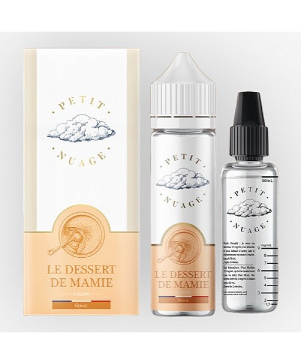 Le Dessert De Mamie Petit Nuage 60ml + Fiole Vide 30ml Graduée