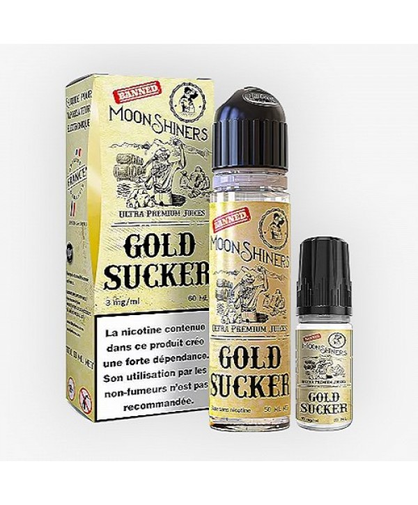 Pack 50ml + 10ml Gold Sucker Moonshiners - 03mg