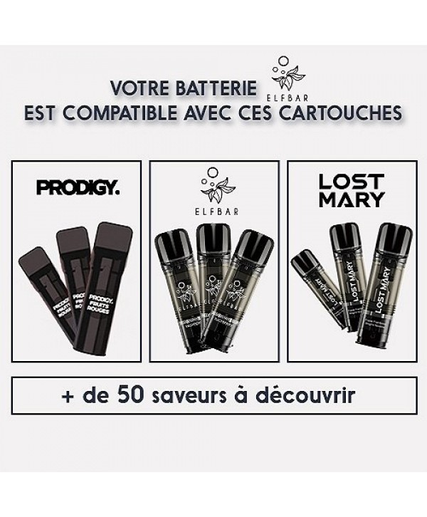 Puff rechargeable ELFA ElfBar - Batterie uniquement