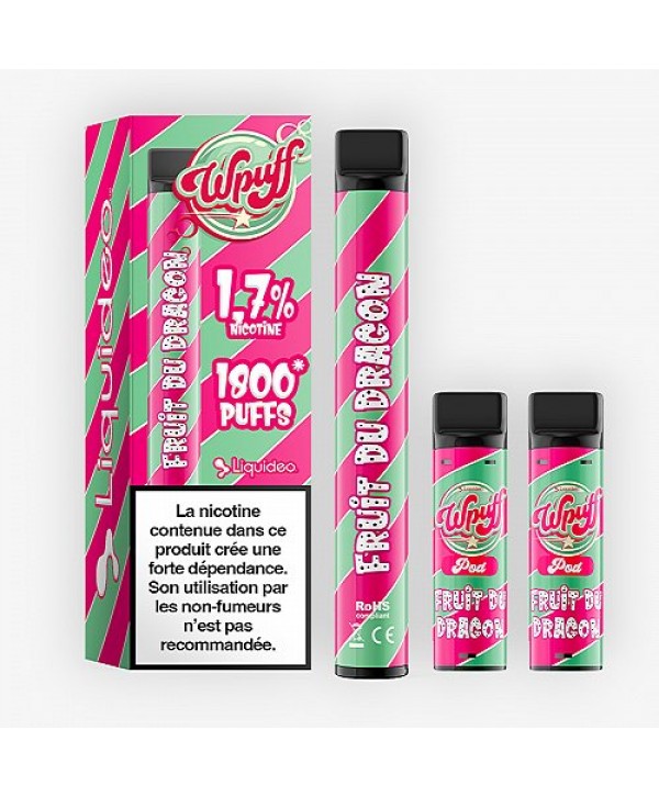Puff rechargeable Wpuff 1800 1.7% Liquideo