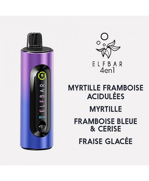 Puff rechargeable Elfbar 4en1