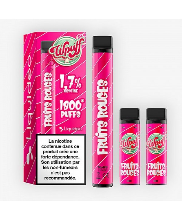 Puff rechargeable Wpuff 1800 1.7% Liquideo