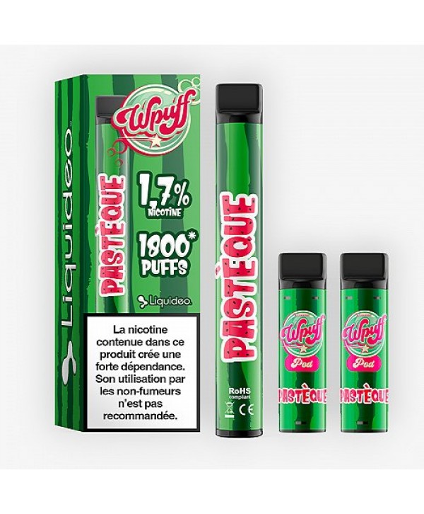 Puff rechargeable Wpuff 1800 1.7% Liquideo